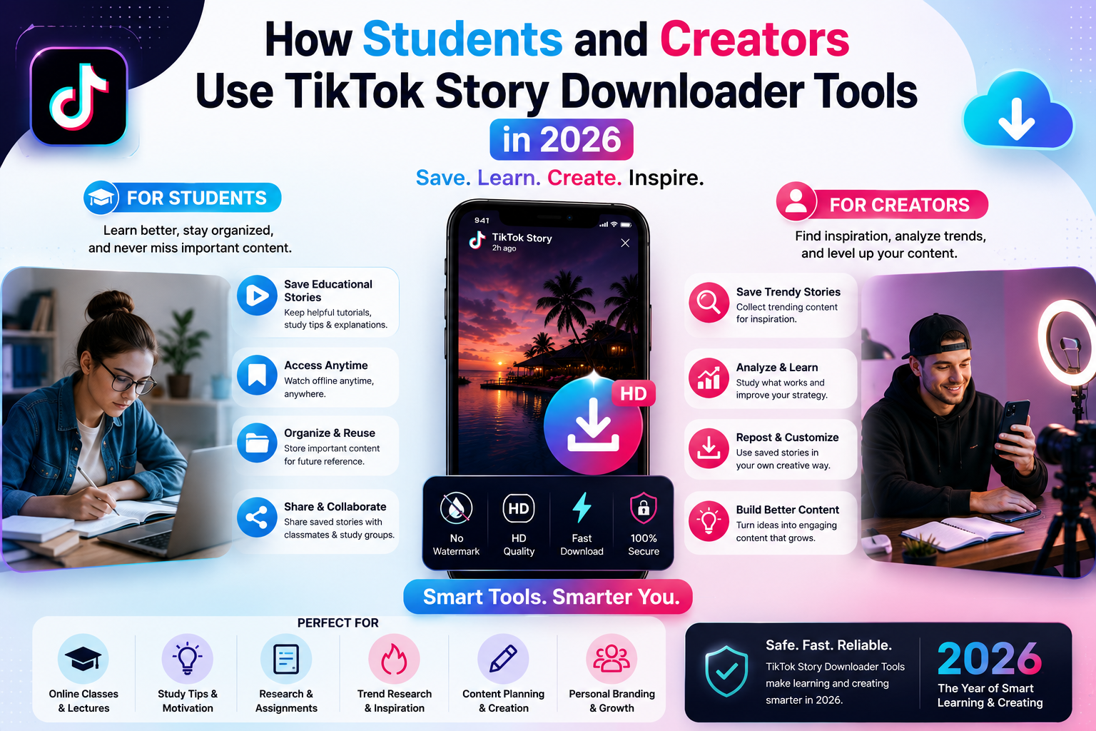 How Students and Creators Use TikTok Story Downloader Tools in 2026